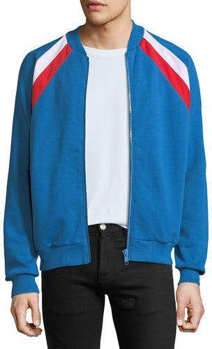 felpa givenchy blu|Givenchy Felpa Colorblock Light Bomber Jacket .